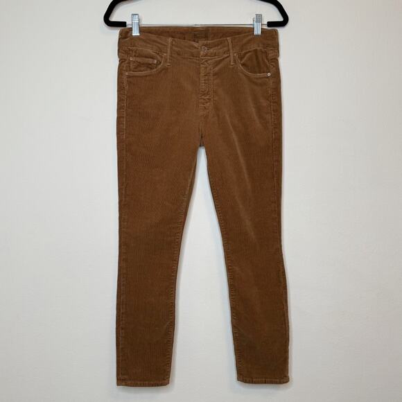 Mother Denim The Looker Crop Pant in Caramel Size 28 - Picture 3 of 14